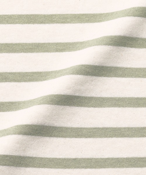 無印良品（ムジルシリョウヒン）の「キッズ 太番手クルーネック五分袖Ｔシャツ（Tシャツ/カットソー・キッズ・キナリ/カーキ系/ブラウン/レッド系/ライトオレンジ系/ライトオレンジ系1/ライトグリーン系/ネイビー系/チャコールグレー・110/120/130/140/150）」の16枚目の写真