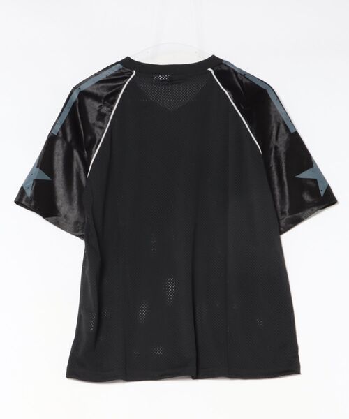 Ritzy（リッツィー）の「メッシュ オーバーサイズ T シャツ（Tシャツ/カットソー・レディース・ブラック/ホワイト・M/L）」の10枚目の写真