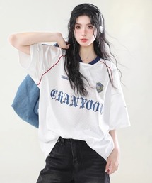 Ritzy（リッツィー）の「メッシュ オーバーサイズ T シャツ（Tシャツ/カットソー）」
