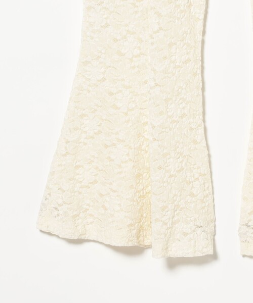 Ray BEAMS(レイビームス)の「レース シアー フレア パンツ(その他パンツ・レディース・ブラック/ホワイト・ONE SIZE)」の19枚目の写真