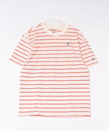 【Champion】半袖ボーダーTシャツ T74695-407D55