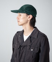 INDIETRO ASSOCIATION（インディエトロアソシエーション）の「Leather Jet Cap / レザージェットキャップ（キャップ）」