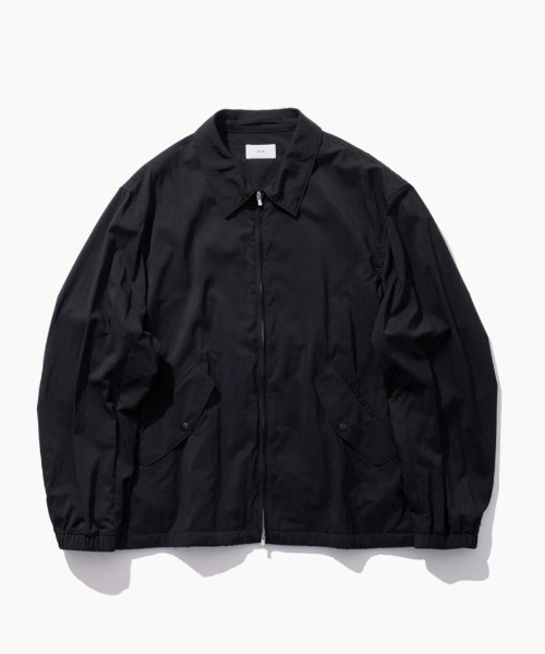 ATON(エイトン)の「ATON (エイトン) MAT AIRLY NYLON | FLIGHT JACKET(ブルゾン・メンズ・ブラック・4/6)」の1枚目の写真