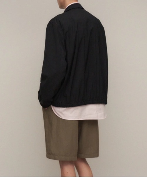 ATON(エイトン)の「ATON (エイトン) MAT AIRLY NYLON | FLIGHT JACKET(ブルゾン・メンズ・ブラック・4/6)」の5枚目の写真