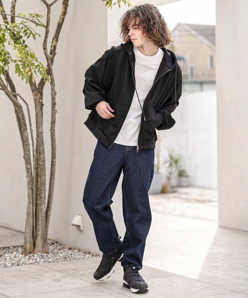 CAMBIO(カンビオ)の「mp14747-変形ポケットワイドテーパードデニムパンツ(HLCM0240)(デニムパンツ・メンズ・ブラック/インディゴブルー/ライトインディゴブルー・S/M/L)」の14枚目の写真