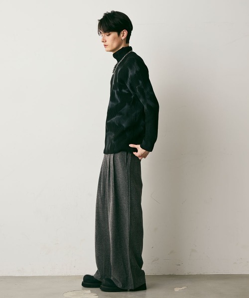 Shoowtime(ショウタイム)の「Marble Pattern Knit Top / マーブルパターンニットトップス(ニット/セーター・メンズ・ホワイト系/ブラック系・X-LARGE/LARGE/MEDIUM)」の17枚目の写真