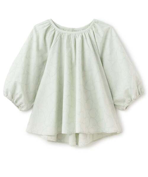 petit main LIEN（プティマインリアン）の「【親子リンク】レースチュニック（チュニック・レディース・ライトピンク/黄緑系・F）」の2枚目の写真