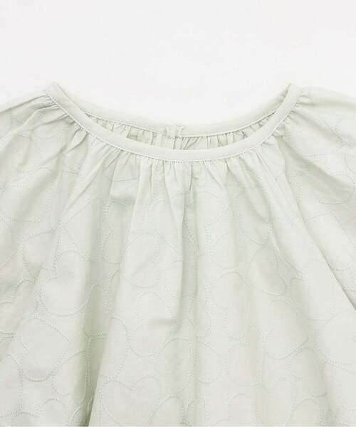 petit main LIEN（プティマインリアン）の「【親子リンク】レースチュニック（チュニック・レディース・ライトピンク/黄緑系・F）」の4枚目の写真