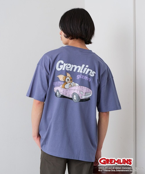 UNIIT(ユニット)の「【Gremlins/グレムリン】【コットン100%のしっかりした生地】オリジナルデザインTシャツ 半袖 刺繍 ギズモ キャラクター ドロップショルダー アメカジ スケーター ストリート ユニセックス(Tシャツ/カットソー・メンズ・ブルー系その他2/ブラック系その他/ホワイト系その他2/ベージュ系その他・X-LARGE/LARGE/MEDIUM/SMALL)」の2枚目の写真