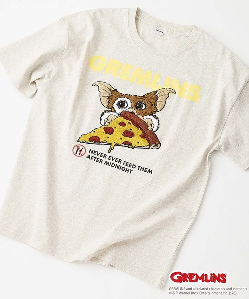 UNIIT(ユニット)の「【Gremlins/グレムリン】【コットン100%のしっかりした生地】オリジナルデザインTシャツ 半袖 刺繍 ギズモ キャラクター ドロップショルダー アメカジ スケーター ストリート ユニセックス(Tシャツ/カットソー・メンズ・ブルー系その他2/ブラック系その他/ホワイト系その他2/ベージュ系その他・X-LARGE/LARGE/MEDIUM/SMALL)」の20枚目の写真