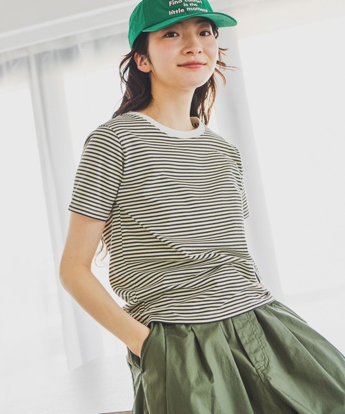 niko and...（ニコアンド）の「COLORマイスターTシャツ（Tシャツ/カットソー・レディース・ブラウン/レッド/アイボリー/ブラック/クリアブルー/ネイビー/オレンジ/オフホワイト・MEDIUM/LARGE）」の5枚目の写真