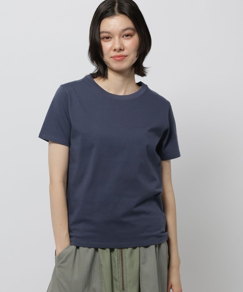 niko and...（ニコアンド）の「COLORマイスターTシャツ（Tシャツ/カットソー・レディース・ブラウン/レッド/アイボリー/ブラック/クリアブルー/ネイビー/オレンジ/オフホワイト・MEDIUM/LARGE）」の6枚目の写真