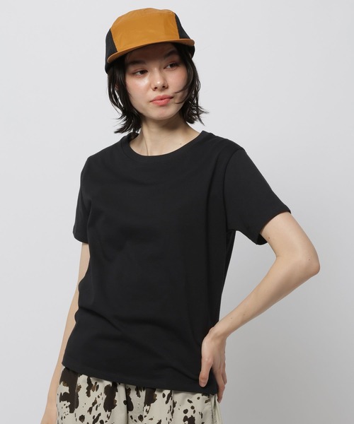 niko and...（ニコアンド）の「COLORマイスターTシャツ（Tシャツ/カットソー・レディース・ブラウン/レッド/アイボリー/ブラック/クリアブルー/ネイビー/オレンジ/オフホワイト・MEDIUM/LARGE）」の3枚目の写真