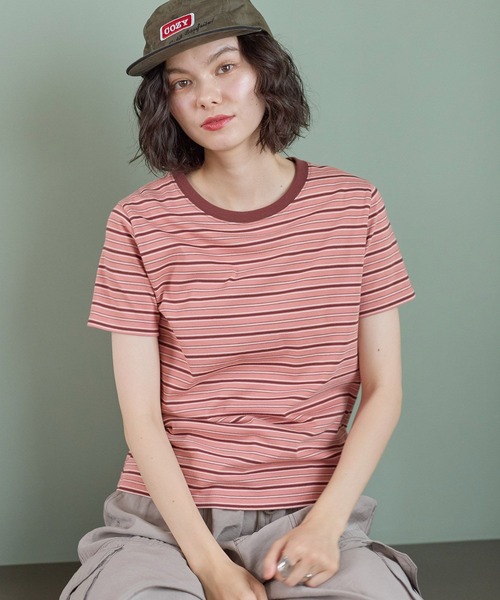 niko and...(ニコアンド)の「COLORマイスターTシャツ(Tシャツ/カットソー・レディース・ブラウン/レッド/アイボリー/ブラック/クリアブルー/ネイビー/オレンジ/オフホワイト・MEDIUM/LARGE)」の12枚目の写真