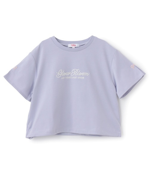PINK-latte(ピンクラテ)の「裾ドロストりぼんタック半袖Tシャツ(Tシャツ/カットソー・キッズ・サックスブルー/ラベンダー/チャコール/オフホワイト・160cm/150cm/120cm/140cm/130cm)」の15枚目の写真