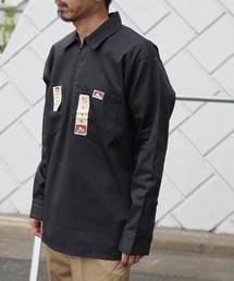 BEN DAVIS | HALF ZIP LONG SLEEVE BLACK(ショルダーバッグ)