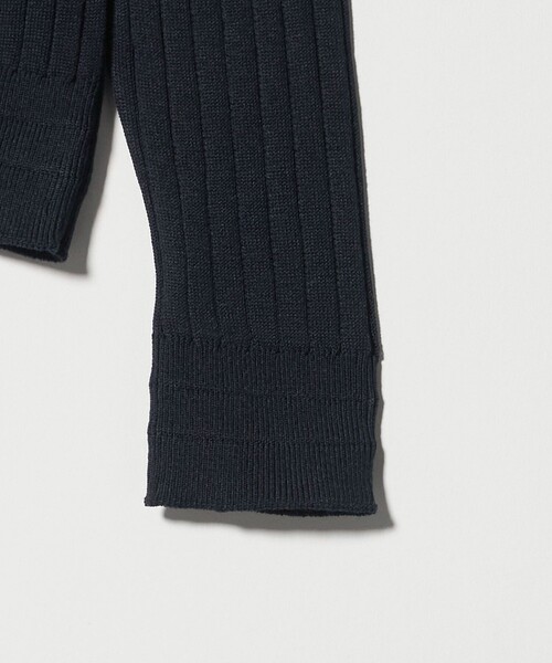 SLOANE（スローン）の「【別注】＜SLOANE＞リブ Vネック カーディガン（カーディガン/ボレロ・レディース・ネイビー/ベージュ・1）」の5枚目の写真