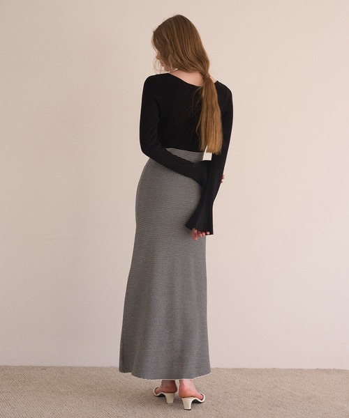 MIELI INVARIANT(ミエリインヴァリアント)の「Peplum Cuffs Marin Dress(ワンピース・レディース・ホワイト系その他/ブラック系その他・FREE)」の22枚目の写真