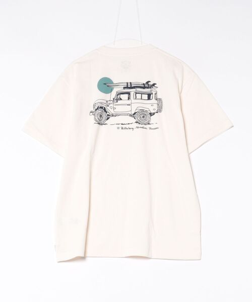 BILLABONG(ビラボン)の「BILLABONG/ビラボン 半袖 Tシャツ MAKING TRACKS BG01A219(Tシャツ/カットソー・メンズ・クリーム/ブラック・M/XL/L)」の3枚目の写真