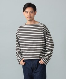 SAINT JAMES | SAINT JAMES / MORLAIX LOOSE ボーダー ボートネック Tシャツ(Tシャツ/カットソー)