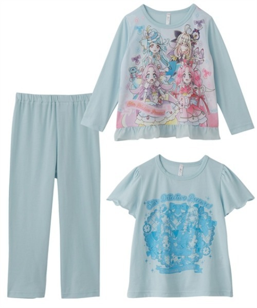 セール】【名探偵プリキュア！】光る！2トップスパジャマ（ルーム