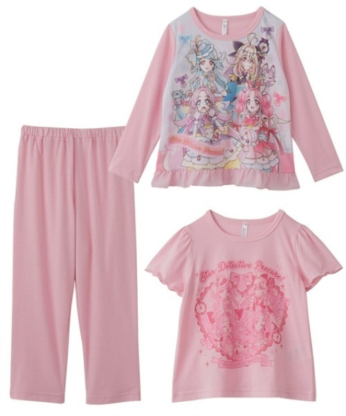 セール】【名探偵プリキュア！】光る！2トップスパジャマ（ルーム