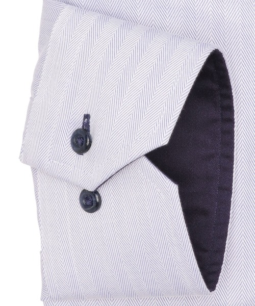 TOKYO SHIRTS(トウキョウシャツ)の「【超形態安定】形態安定ノンアイロン ドゥエボットーニ 長袖ビジネスワイシャツ(大きいサイズ・長いサイズ)(ビジネスシャツ・メンズ・ブルー・首回り41cm-裄丈90cm/首回り45cm-裄丈82cm/首回り45cm-裄丈86cm/首回り45cm-裄丈90cm/首回り39cm-裄丈88cm/首回り42cm-裄丈90cm/首回り43cm-裄丈90cm/首回り47cm-裄丈86cm/首回り47cm-裄丈90cm)」の3枚目の写真