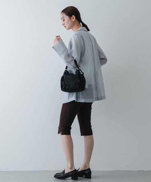 SENSE OF PLACE by URBAN RESEARCH（センスオブプレイスバイアーバンリサーチ）の「シアーテーラードジャケット（その他アウター・レディース・ライトブルー/ベージュ系その他/ブラウン・ONE）」の9枚目の写真