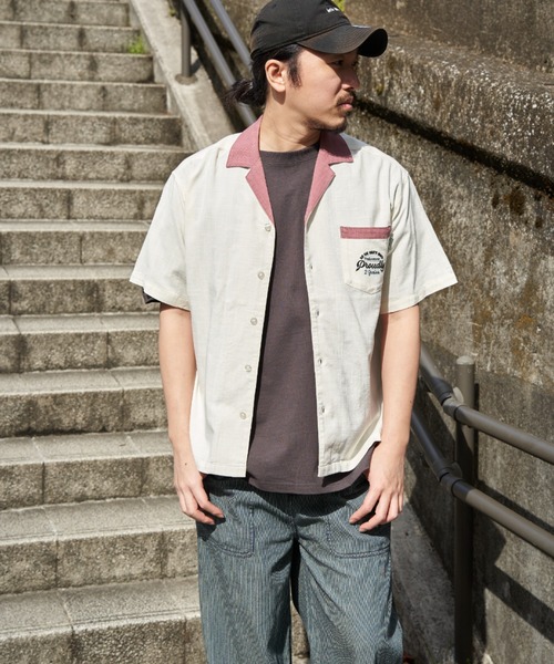NO NEED(ノーニード)の「チェリーボーリングシャツ(シャツ/ブラウス・メンズ・ブルー/ブラック/アイボリー・M/L)」の17枚目の写真