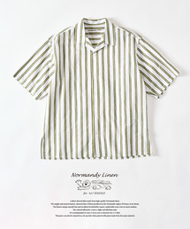 417 EDIFICE（フォーワンセブンエディフィス）の「ノルマンディーリネン S/Sシャツ（シャツ/ブラウス）」