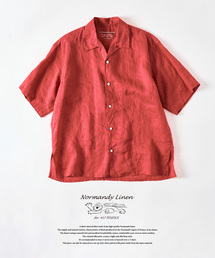 417 EDIFICE | ノルマンディーリネン S/Sシャツ(シャツ/ブラウス)