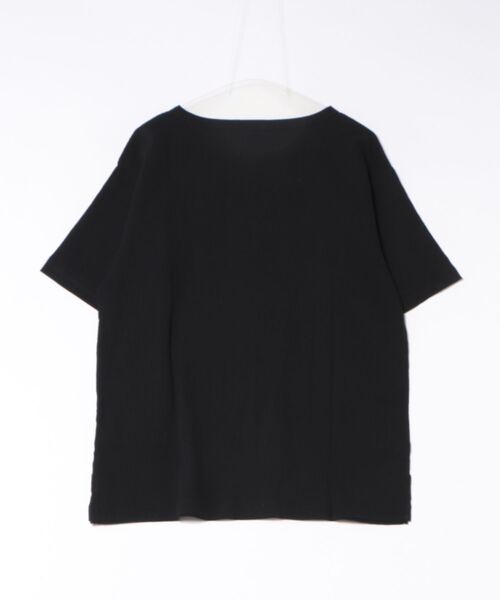 LIFEMAX(ライフマックス)の「【LIFEMAX】楊柳Tシャツ 半袖無地 シボ感 凹凸生地 涼しい 通気性 清涼感 サラサラ 軽量 夏素材 シンプル インナー MS1175(Tシャツ/カットソー・メンズ・ネイビー/ブラック・M/L/XL)」の16枚目の写真