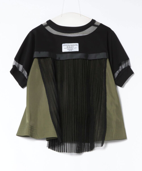 Cepica（セピカ）の「BackプリーツTOPS（Tシャツ/カットソー・レディース・ブラック/カーキ・FREE）」の3枚目の写真