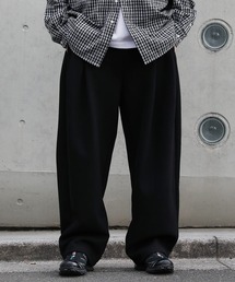 NAKER（ネイカー）の「サイドタックワイドスウェットパンツ（スウェットパンツ）」