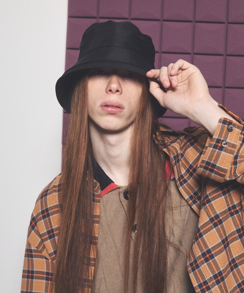 MAISON SPECIAL（メゾンスペシャル）の「《UNISEX》Water Repellent Layering Bucket Hat/撥水レイヤリングバケットハット【MAISON SPECIAL/メゾンスペシャル】（ハット・メンズ・ブラック・FREE）」の2枚目の写真