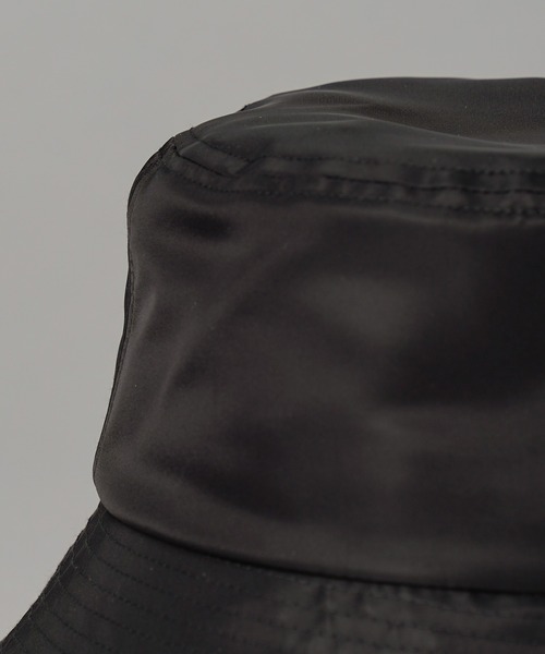 MAISON SPECIAL（メゾンスペシャル）の「《UNISEX》Water Repellent Layering Bucket Hat/撥水レイヤリングバケットハット【MAISON SPECIAL/メゾンスペシャル】（ハット・メンズ・ブラック・FREE）」の4枚目の写真