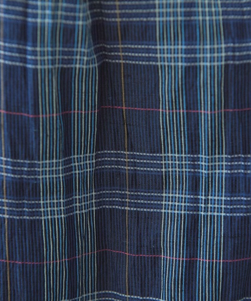 yuni（ユニ　）の「△L/C/Pe washer check gum tuck pants（その他パンツ・レディース・その他/ネイビー・FREE）」の16枚目の写真