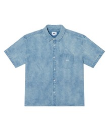 OBEY OWENS DENIM SS SHIRT(オベイ オーウェンズ デニム ショートスリーブ シャツ)