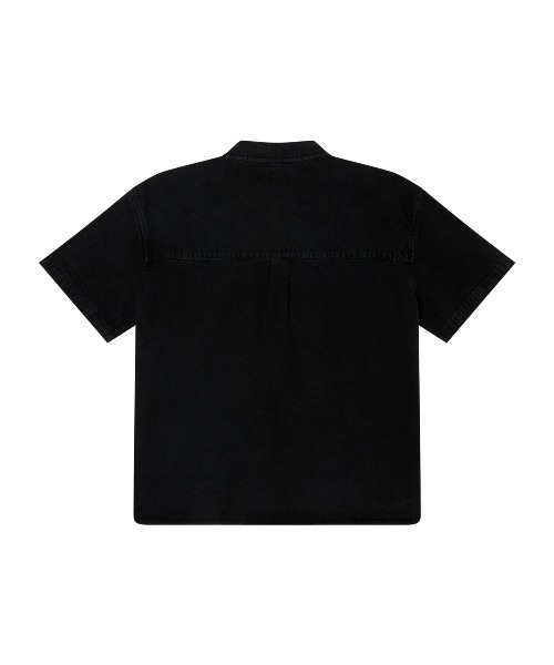 OBEY（オベイ）の「OBEY OWENS DENIM SS SHIRT（オベイ オーウェンズ デニム ショートスリーブ シャツ）（シャツ/ブラウス・メンズ・ブラック系/ブルー系・X-LARGE/LARGE/MEDIUM）」の3枚目の写真