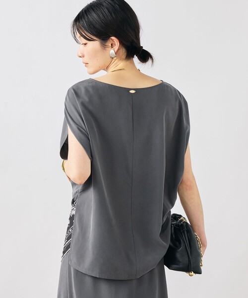 NOLLEY’S(ノーリーズ)の「《セットアップ対応》ウォッシャブルサンドウォッシュアシメブラウス(シャツ/ブラウス・レディース・チャコールグレー/ベージュ・38)」の20枚目の写真