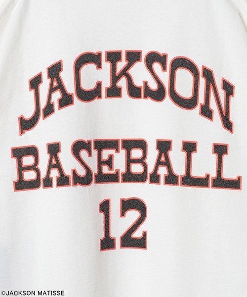 JACKSON MATISSE(ジャクソンマティス)の「【JACKSON MATISSE/BAYFLOW】Baseball T(KIDS)(Tシャツ/カットソー・キッズ・ピンク/チャコール/オフホワイト・160cm/150cm/130cm/140cm)」の11枚目の写真