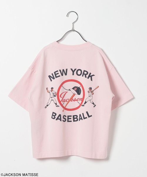 JACKSON MATISSE(ジャクソンマティス)の「【JACKSON MATISSE/BAYFLOW】Baseball T(KIDS)(Tシャツ/カットソー・キッズ・ピンク/チャコール/オフホワイト・160cm/150cm/130cm/140cm)」の13枚目の写真