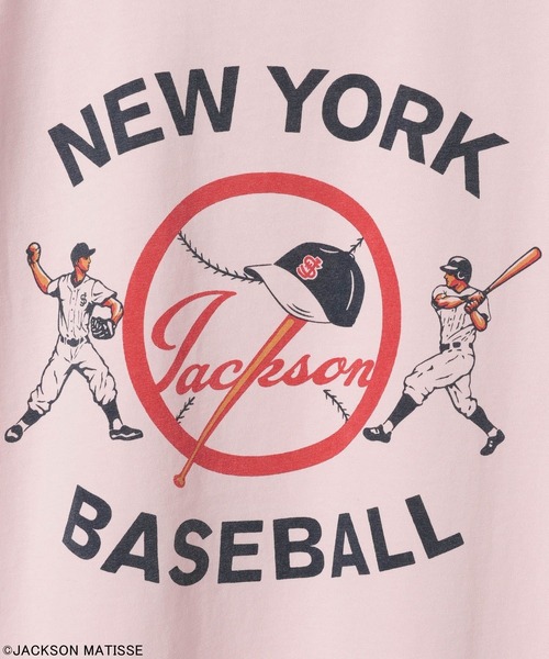 JACKSON MATISSE(ジャクソンマティス)の「【JACKSON MATISSE/BAYFLOW】Baseball T(KIDS)(Tシャツ/カットソー・キッズ・ピンク/チャコール/オフホワイト・160cm/150cm/130cm/140cm)」の14枚目の写真