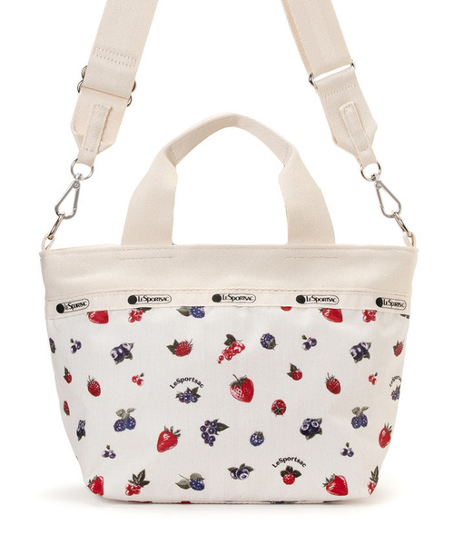 LeSportsac(レスポートサック)の「SMALL BUCKET TOTE ベリーメロウ(トートバッグ・レディース・ホワイト・FREE)」の6枚目の写真