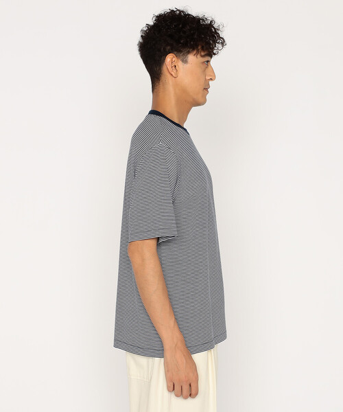 DANTON(ダントン)の「Men's Short Sleeve Inner T-shirt Stripe(Tシャツ/カットソー・メンズ・ブルー系その他5/グレー系その他/イエロー系その他/ブルー系その他/レッド系その他・L/M/S/XL/XXL)」の7枚目の写真