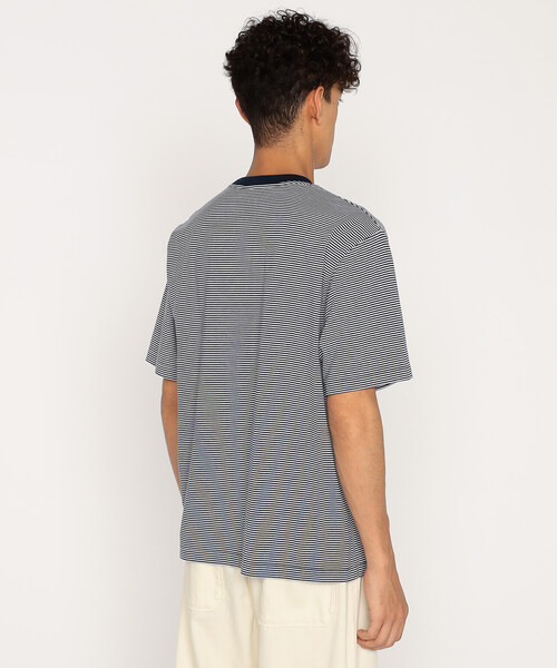 DANTON(ダントン)の「Men's Short Sleeve Inner T-shirt Stripe(Tシャツ/カットソー・メンズ・ブルー系その他5/グレー系その他/イエロー系その他/ブルー系その他/レッド系その他・L/M/S/XL/XXL)」の8枚目の写真
