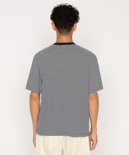 DANTON(ダントン)の「Men's Short Sleeve Inner T-shirt Stripe(Tシャツ/カットソー・メンズ・ブルー系その他5/グレー系その他/イエロー系その他/ブルー系その他/レッド系その他・L/M/S/XL/XXL)」の9枚目の写真