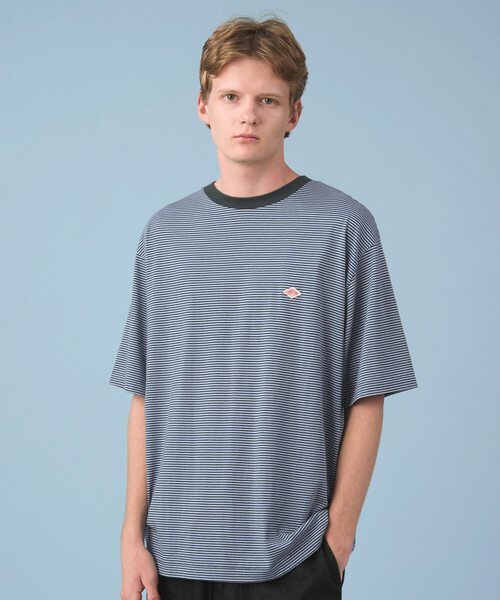 DANTON(ダントン)の「Men's Short Sleeve Inner T-shirt Stripe(Tシャツ/カットソー・メンズ・ブルー系その他5/グレー系その他/イエロー系その他/ブルー系その他/レッド系その他・L/M/S/XL/XXL)」の3枚目の写真