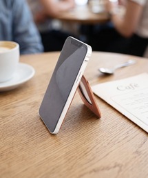 styiro（スタイロ）の「本革カードケース付きスマホスタンド 牛革ミニマルデザイン（カードケース）」