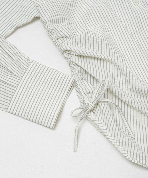 KBF(ケイビーエフ)の「サイドドロストサッカーシャツ(シャツ/ブラウス・レディース・ブルー系その他/ベージュ系その他/ホワイト系その他・ONE)」の11枚目の写真